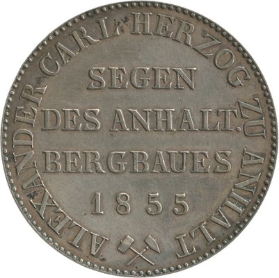 1 талер 1855 года